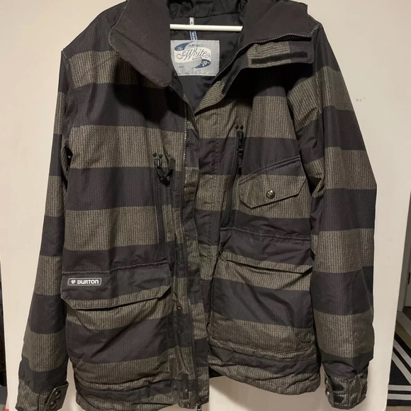 Burton Men's Black and Gray Jacket - Picture 1 of 8